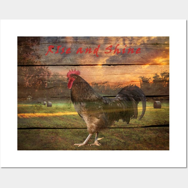 Rise and Shine - Rooster Wall Art by JimDeFazioPhotography